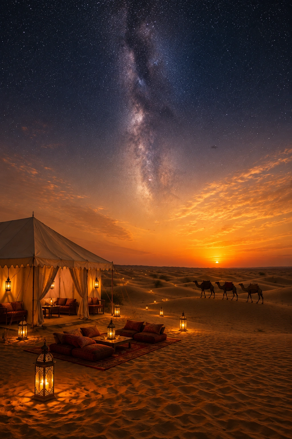 The Thar Desert landscape near Sam, Jaisalmer