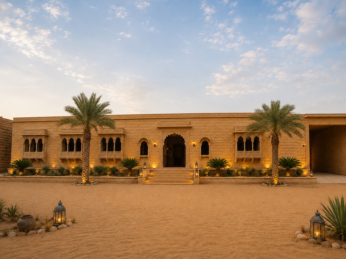 Sam Sand Dunes at sunset, Jaisalmer